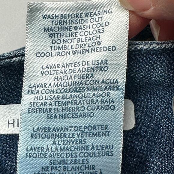 Seven7 Jeans Womens 14 Blue Tummyless High Rise Boot Stretch Pockets Medium Wash - Picture 8 of 14